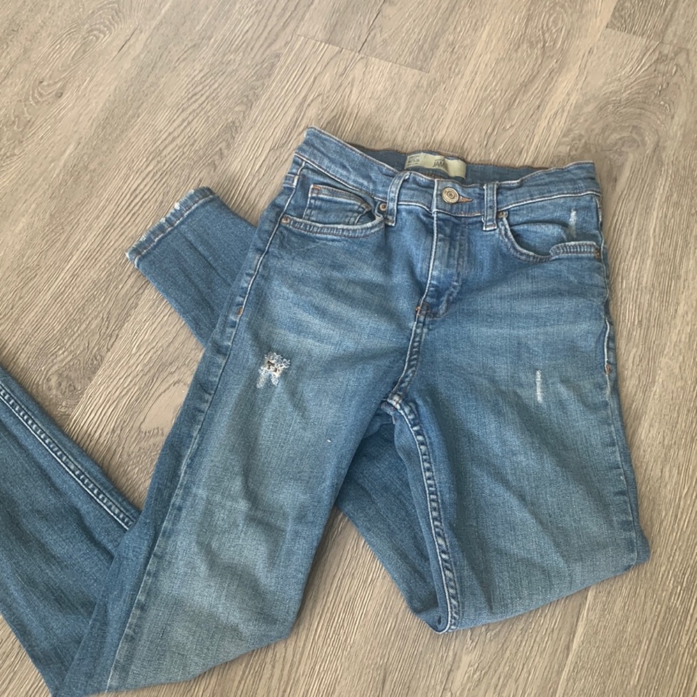 Topshop Jamie jeans distressed size 25 / 30